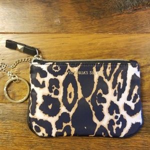 Victoria's Secret Leopard Print Keychain Wristlet